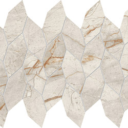 Marvel Diva White Everest Mosaico Twist Lapp. | Ceramic mosaics | Atlas Concorde