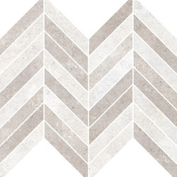 Coquille Froid Mosaico Chevron | Piastrelle ceramica | Refin