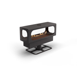 Ufo Freestanding | Closed fireplaces | Planika