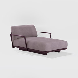 Solaris Evo Dormeuse con braccioli | Chaise longue | Fast