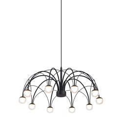 Parasol Pendant Light, black | Suspended lights | Valaisin Grönlund