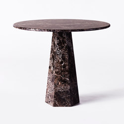 Hexagon Dining Table Dark Emperador 120 | Dining tables | Dusty deco