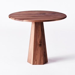 Hexagon Dining Table Walnut 90