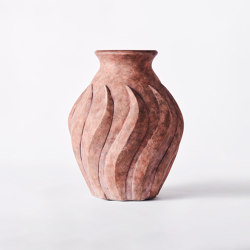 Swirl Vase Large Brown | Dining-table accessories | Dusty deco