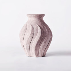 Swirl Vase Large Grey | Floreros | Dustydeco