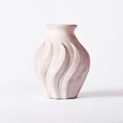 Swirl Vase Large White | Dining-table accessories | Dusty deco