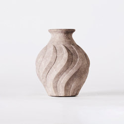 Swirl Vase Small Grey | Vases | Dusty deco