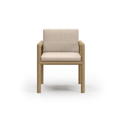 Caleo - Natural Dining Chair with Armrest | Chaises | SNOC