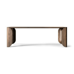 QUARTAM | Rectangular solid wood dining table | Tables de repas | Mozea