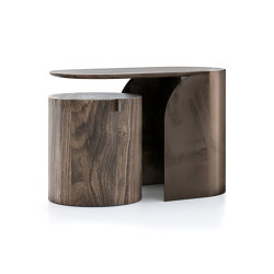 STADIO | Steel coffee table with marble top | Tavolini bassi | Mozea