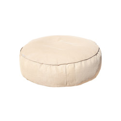 Pouf e cuscini xl | Sgabello per esterni effetto rafia 120cm | Poufs | MX HOME