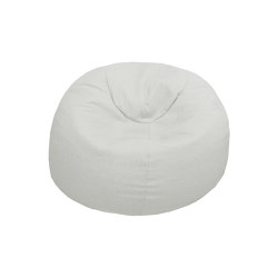 XL Beanbag | Pouf with removable natural linen cover | Pufs saco | MX HOME