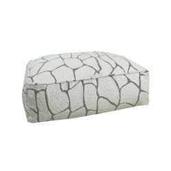 XL-Hocker | Bodenkissen aus Boucle-Wolle-Design, Größe S | Poufs / Polsterhocker | MX HOME