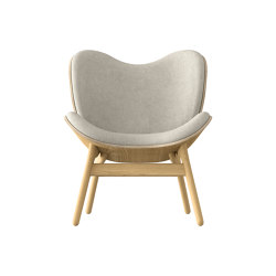 A Conversation Piece | low chair, oak, white sands | Sillones | UMAGE