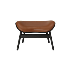 A Conversation Piece | ottoman, dark oak, hope leather, cognac | Benches | UMAGE