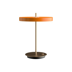 Asteria | table lamp, nuance orange, brass | Lámparas de sobremesa | UMAGE