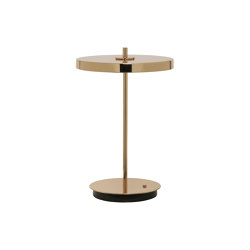 Asteria Move | medium, portable lamp, polished brass | Tischleuchten | UMAGE