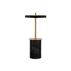 Asteria Move | mini, portable lamp, black marble | Luminaires de table | UMAGE