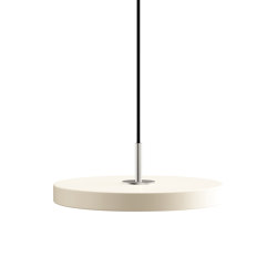 Asteria Plus | pendant lamp, mini, pearl white, brass | Lampade sospensione | UMAGE