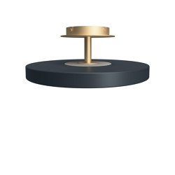 Asteria Up | ceiling lamp, medium, anthracite grey, brass | Lampade plafoniere | UMAGE