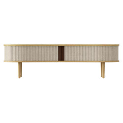 Audacious | TV bench, oak, white sands | Sideboards | UMAGE