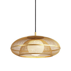 Faraday | medium lampshade, brushed brass | Lámparas de suspensión | UMAGE