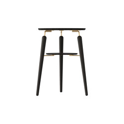 My Spot | table black oak, brass | Tables d'appoint | UMAGE