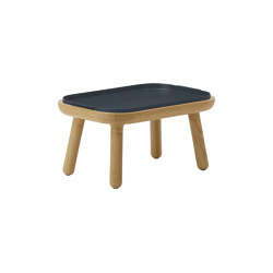 Paff | table, low, oak, anthracite grey | Couchtische | UMAGE