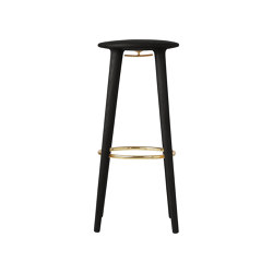 The Socialite | bar stool, black oak | Barhocker | UMAGE