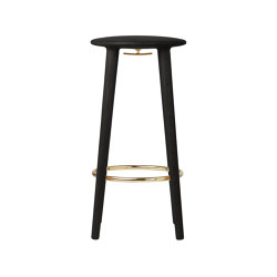 The Socialite | counter stool, black oak | Sgabelli | UMAGE