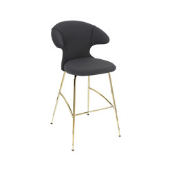 Time Flies | bar stool, shadow, brass legs | open base | UMAGE