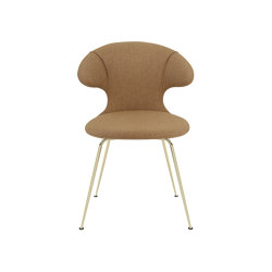 Time Flies | chair, sugar brown, brass legs | Stühle | UMAGE