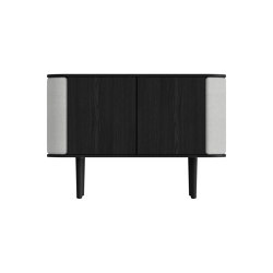 Treasures | cabinet, 2-doors, black oak, sterling | Sideboards | UMAGE