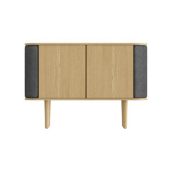 Treasures | cabinet, 2-doors, oak, shadow | Sideboards | UMAGE