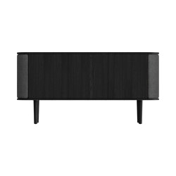 Treasures | cabinet, 3-doors, black oak, shadow | Sideboards | UMAGE