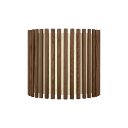 Komorebi | lampshade, circle, medium, dark oak | Accessori per l'illuminazione | UMAGE