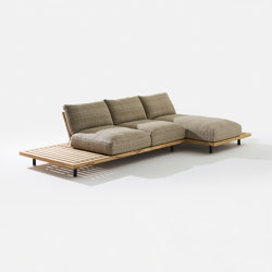 PHILIA sofa composition with chaise longue | Sofas | Roda