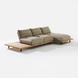 PHILIA sofa composition with chaise longue | Sofas | Roda