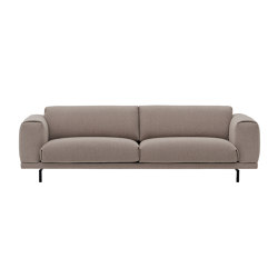 Rest Sofa 3-seater | Metal Base