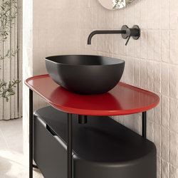 Ceramic washbasin shelf OPN001 - OPN006 | Mobili lavabo | CERAMICA GLOBO