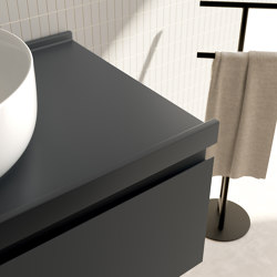 Ceramic washbasin shelf MT001 - MT014 | Meubles sous-lavabo | CERAMICA GLOBO