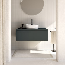 Wall-mounted storage cabinet MT019 | Bathroom furniture | CERAMICA GLOBO