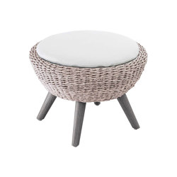 Ocean | Footstool Twist Oyster | Pufs | MBM