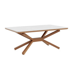 Sumba | SAMOA table Marble White, 180 x 100 cm | Tables de repas | MBM