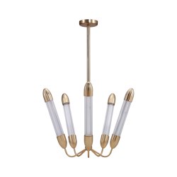 Lemon Squeeze | ceiling lamp, penta, short, plated brass