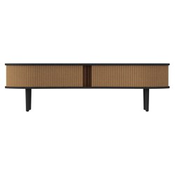 Audacious | TV bench, black oak, sugar brown | Sideboards | UMAGE