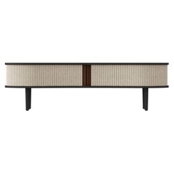 Audacious | TV bench, black oak, white sands | Sideboards | UMAGE