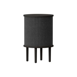 Audacious | side table, black oak, shadow