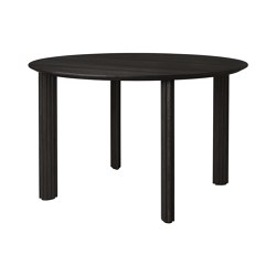 Comfort Circle | dining table, ripples, black oak | Esstische | UMAGE