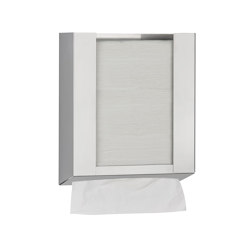 Dispensador de papel toalla para instalar detrás del espejo 
DTM2106 | Bathroom accessories | Mediclinics